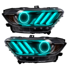 Load image into Gallery viewer, Oracle 15-17 Ford Mustang V6/GT/Shelby DRL  w/ Halo Kit - ColorSHIFT w/ BC1 Controller SEE WARRANTY