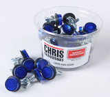 Mini-Reflectors Blue 40/Pk