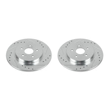 Load image into Gallery viewer, Power Stop 11-17 Lexus CT200h Rear Evolution Drilled &amp; Slotted Rotors - Pair