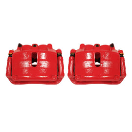 Power Stop 2009 Ford F-150 Front Red Calipers w/Brackets - Pair