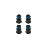 BLOX Racing 11mm Adapter Top (1/2in) w/Viton O-Ring & Retaining Clip (Set of 4)