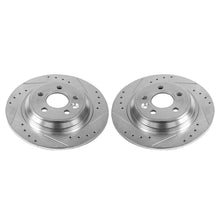 Load image into Gallery viewer, Power Stop 11-15 Volvo S60 Rear Evolution Drilled &amp; Slotted Rotors - Pair