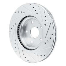 Load image into Gallery viewer, R1 2020-2025 Subaru WRX Front Left Drilled &amp; Slotted Silver Brake Rotor