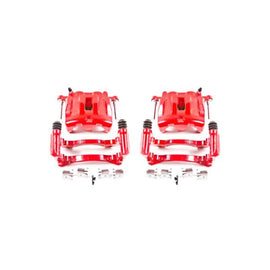 Power Stop 99-04 Jeep Grand Cherokee Front Red Calipers w/Brackets - Pair