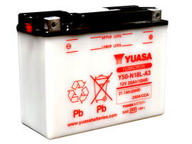 Yuasa Y50-N18L-A3 Yumicron 12-Volt Battery
