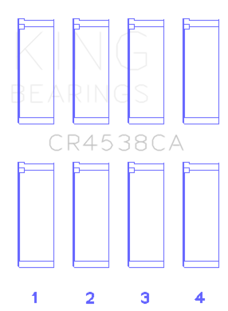 King Mini Cooper S/Cooper S Conv/Works W11B16A Rod Bearing Set - Size STD
