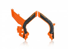 Load image into Gallery viewer, Acerbis 20-23 KTM XCF-W/ XC-W/ EXC/ EXC-F Frame Guards- X-Grip - 16 Orange/Black