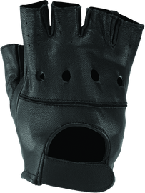River Road Diamond Shorty Gloves Black Womens - Medium