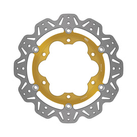 EBC 96-01 Triumph Hinckley Adventurer Front Left Vee Floating Gold Rotor