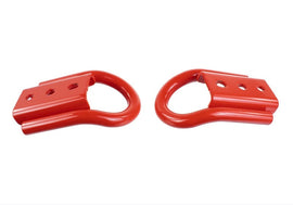 Ford Racing 21-23 Bronco Rear Tow Hook Pair - Red - Mo-Moto