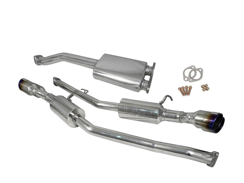 Injen 10-13 Hyundai Genesis Coupe 2.0L(t) 4cyl SS Exhaust w/ 76mm Y-Pipe Resonator/Molded SS Flanges - Mo-Moto