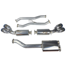 Load image into Gallery viewer, Injen 10-13 Hyundai Genesis Coupe 2.0L(t) 4cyl SS Exhaust w/ 76mm Y-Pipe Resonator/Molded SS Flanges - Mo-Moto