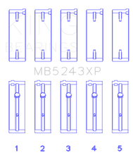 Load image into Gallery viewer, King Nissan SR20DE/DET 2.0L Performance Main Bearing Set - Size STDX - Mo-Moto