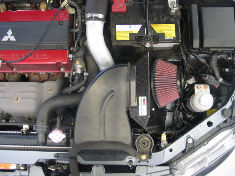 K&N 03-04 Evo 8 ONLY Polished Typhoon Short Ram Intake - Mo-Moto