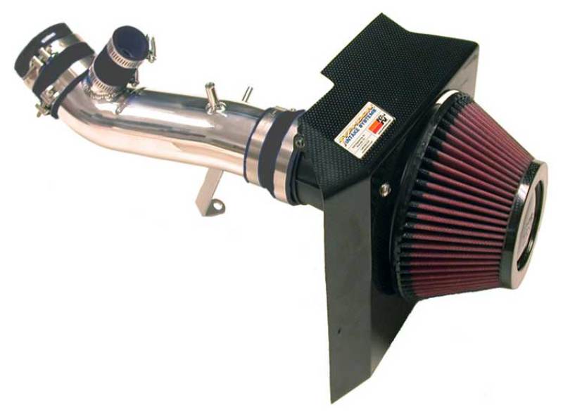 K&N 03-04 Evo 8 ONLY Polished Typhoon Short Ram Intake - Mo-Moto