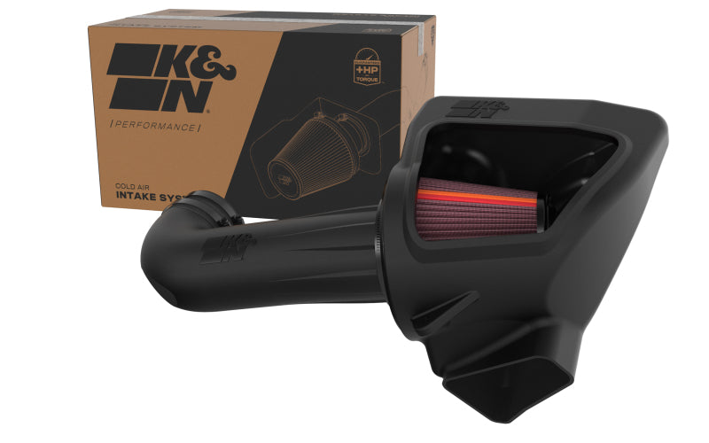 K&N 16-24 Chevy CamaroSS V8-6.2L F Performance Air Intake System - Mo-Moto