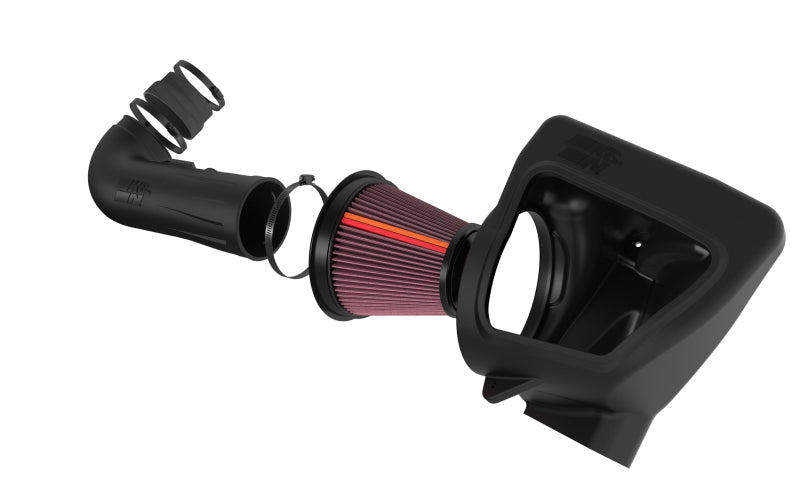 K&N 16-24 Chevy CamaroSS V8-6.2L F Performance Air Intake System - Mo-Moto