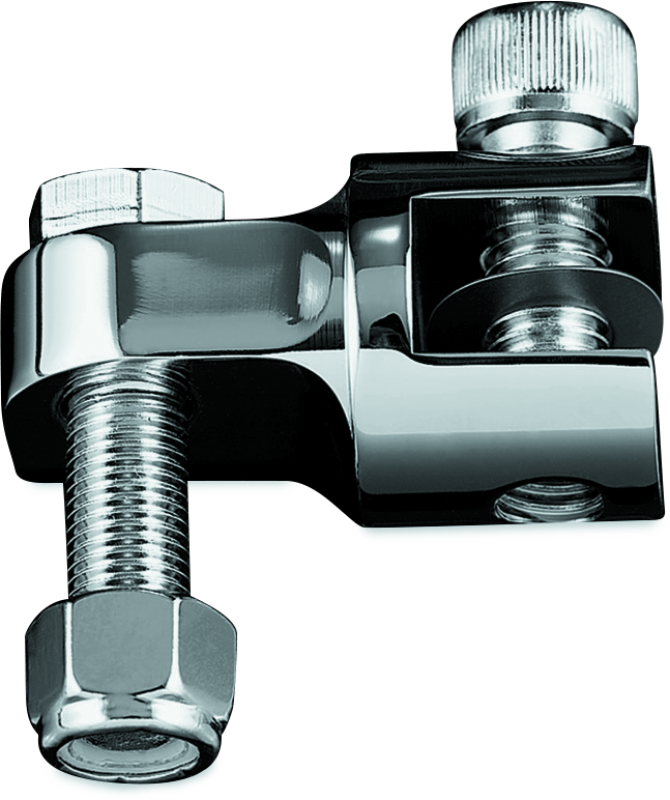 Kuryakyn 1-1/4in Stirrup Heel Rest Extenders Chrome - Mo-Moto