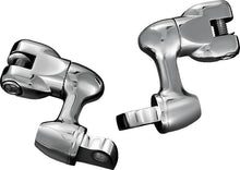 Load image into Gallery viewer, Kuryakyn 2in Adjustable Lockable Offsets With Male Mount Adapter Chrome - Mo-Moto