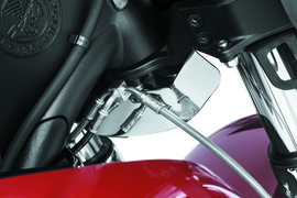 Kuryakyn Lower Triple Tree Wind Deflector Chrome - Mo-Moto