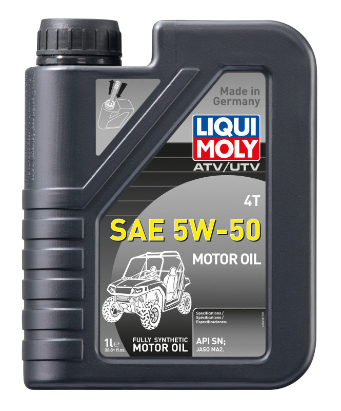 LIQUI MOLY 1L ATV 4T Motor Oil SAE 5W50 - Mo-Moto