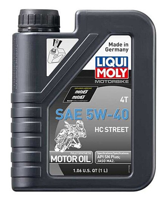 LIQUI MOLY 1L Motorbike 4T SAE 5W40 HC Street - Mo-Moto