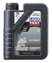 Load image into Gallery viewer, LIQUI MOLY 1L Motorbike 4T SAE 5W40 HC Street - Mo-Moto