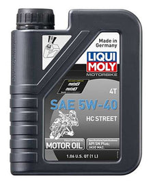 LIQUI MOLY 1L Motorbike 4T SAE 5W40 HC Street - Mo-Moto
