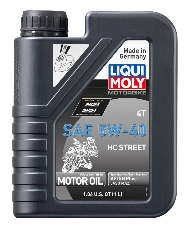 LIQUI MOLY 1L Motorbike 4T SAE 5W40 HC Street - Mo-Moto