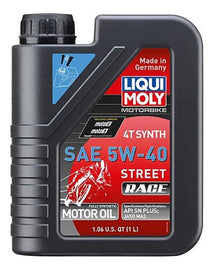 LIQUI MOLY 1L Motorbike 4T Synth 5W40 Street Race - Mo-Moto