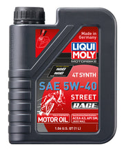 Load image into Gallery viewer, LIQUI MOLY 1L Motorbike 4T Synth 5W40 Street Race - Mo-Moto