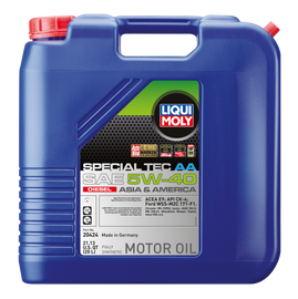 LIQUI MOLY 20L Special Tec AA Motor Oil SAE 5W40 Diesel - Mo-Moto