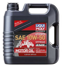 Load image into Gallery viewer, LIQUI MOLY 4L Motorbike 4T Synth SAE 10W50 Offroad Race - Mo-Moto