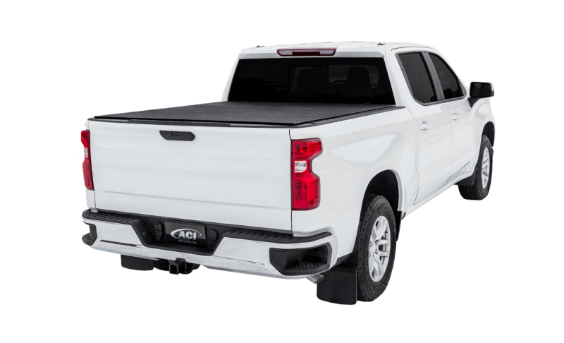 LOMAX Stance Hard Cover 2017+ Ford Super Duty F-250/ F-350/ F-450 6ft 8in Box Black Diamond Mist - Mo-Moto