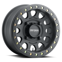 Load image into Gallery viewer, Method MR401 UTV Beadlock 15x7 / 5+2/38mm Offset / 5x4.5 / 72 CB Matte Black Wheel - Mo-Moto