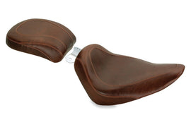 Mustang 00-15 Harley Softail Standard Rear Tire Wide Tripper Solo Seat - Distressed Brown - Mo-Moto
