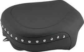 Mustang 08-21 Harley Electra Glide,Rd Glide,Rd King,Str Glide Pass Seat(13.5wide)/Studs - Black - Mo-Moto