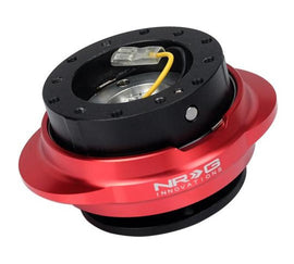 NRG Quick Release Kit - Black Body/ Red Oval Ring - Mo-Moto