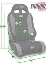 Load image into Gallery viewer, PRP 03-06 Jeep Wrangler TJ Enduro Elite Suspension Seat - Trek Edition - Black (Pair) - Mo-Moto