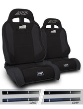 Load image into Gallery viewer, PRP 03-06 Jeep Wrangler TJ Enduro Elite Suspension Seat - Trek Edition - Black (Pair) - Mo-Moto
