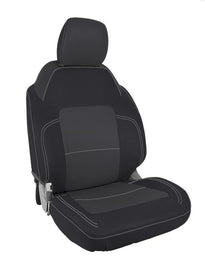 PRP 2021+ Ford Bronco 2 Door Front Seat Covers (Pair) - Black & Grey - Mo-Moto
