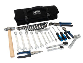 PRP 35pc Can-Am Roll Up Tool bag Tool kit - Black - Mo-Moto