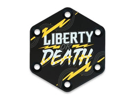 PRP Steering Wheel Center Cap Liberty or Death - Mo-Moto