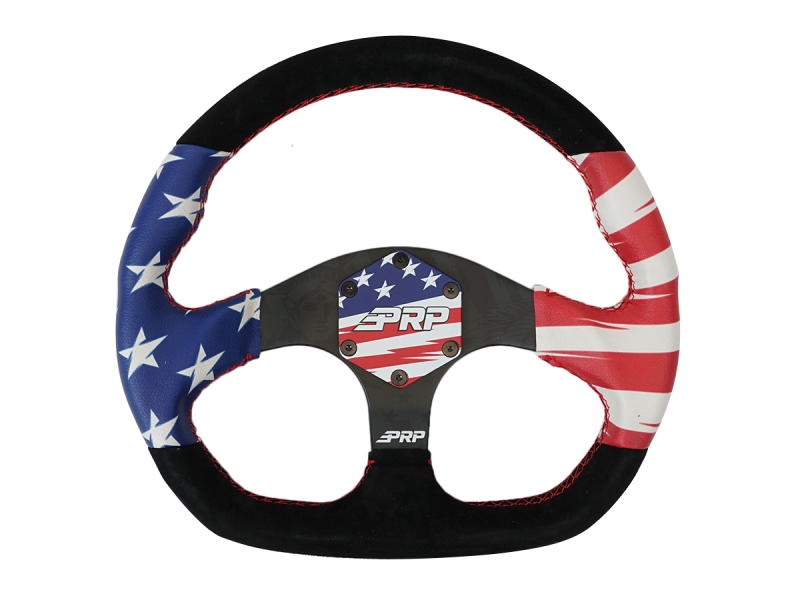 PRP Steering Wheel Center Cap - New Glory Stars and Stripes - Mo-Moto
