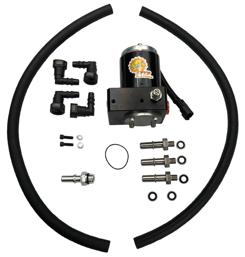 PureFlow Raptor 98.5-02 Dodge 5.9L Cummins FRRP-150 Factory Replacement Fuel Pump w/Big Line Kit - Mo-Moto