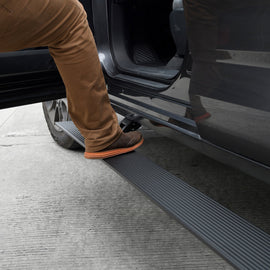 RealTruck 19-24 Ram 1500 Crew Cab 4dr VoltStep Electric Running Board Kit (No Drill) - Tex. Blk - Mo-Moto
