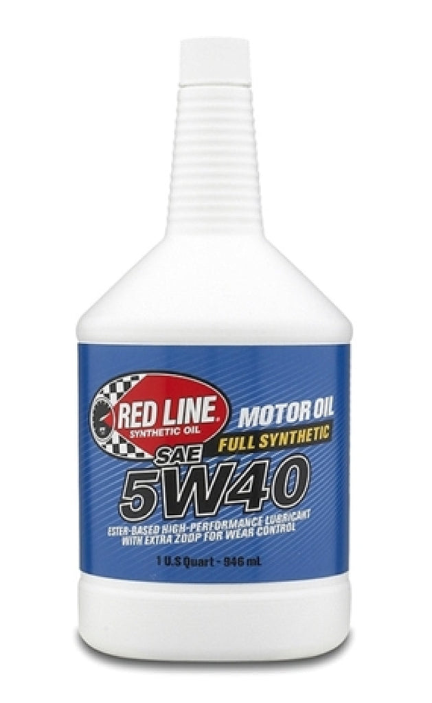 Red Line 5W40 Motor Oil - Quart - Mo-Moto