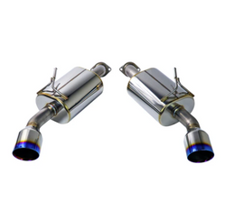REMARK 14+ Infiniti Q50 Axleback Exhaust w/Mufflers - Burnt Double Wall Tip - Mo-Moto