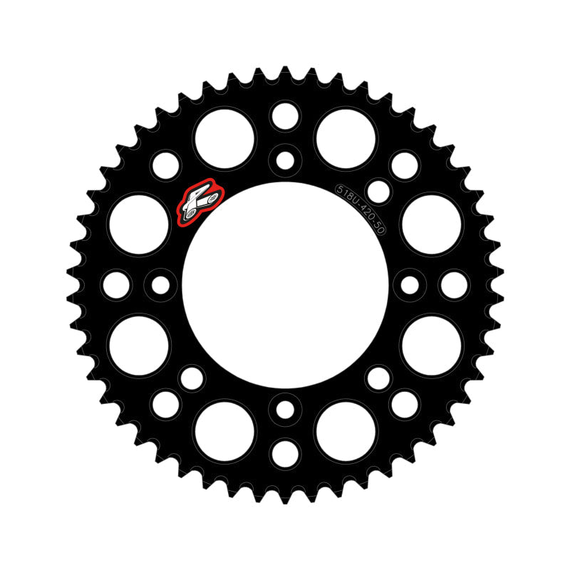 Renthal 2025 KTM 65 Rear Chain Wheel - Black 420-48GP Teeth - Mo-Moto