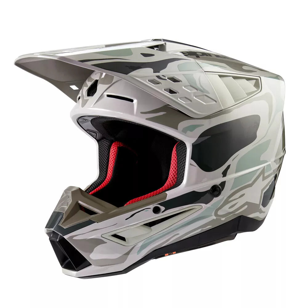 S-M5 Mineral Helmet Warm Gry/Celadon Grn Glsy Md